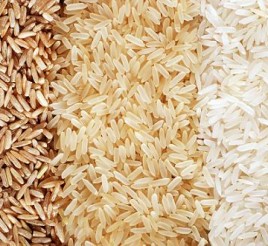 تفاوت برنج سفيد با برنج قهوه اي